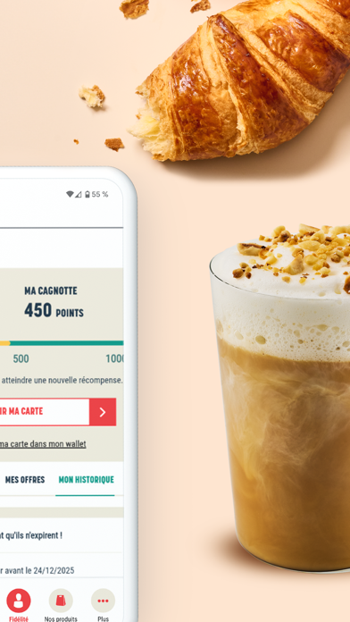 Screenshot #3 pour Brioche Dorée - L'app fidélité