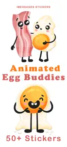 Animated Egg Buddies screenshot #1 for iPhone