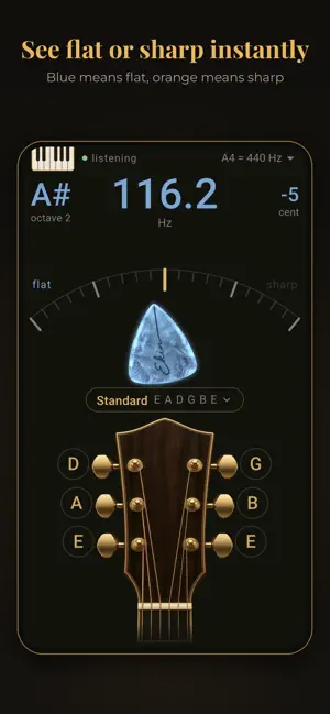 Ekin Guitar Tuner screenshot 2
