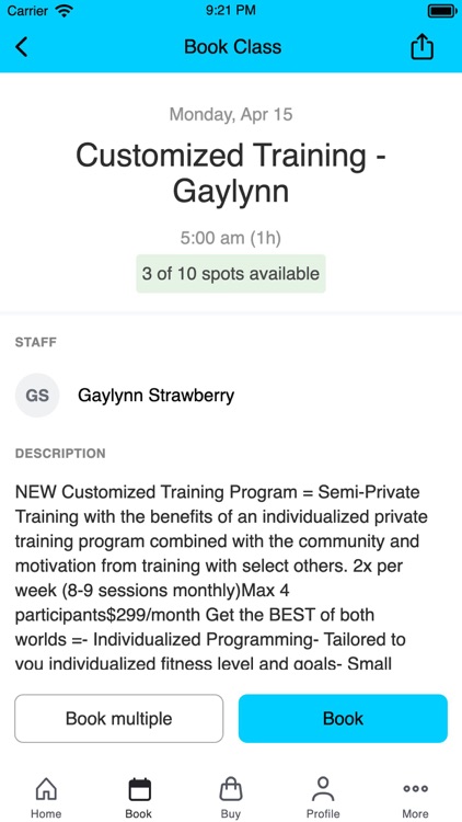 Tony Cress Training Center