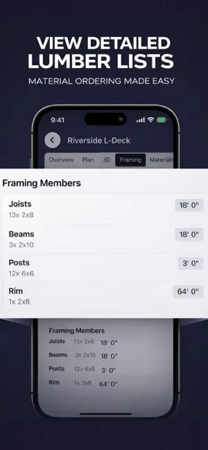 Decks Builder: Deck Plans screenshot 4
