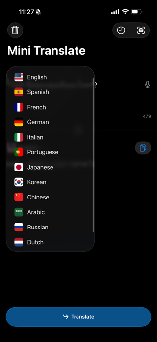 Mini Translate - Offline Screenshot 1 of 3