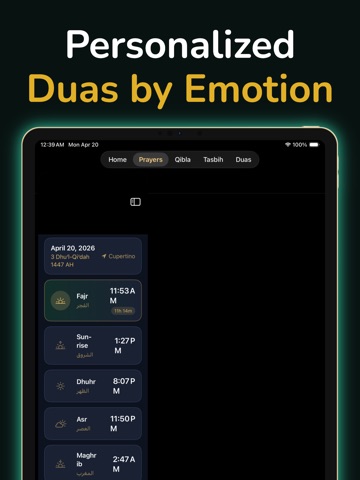 Pray Unlock: Salah Screen Time iPad screenshot
