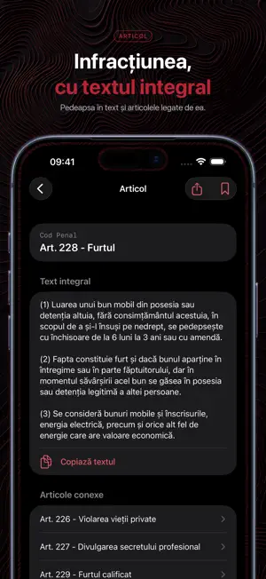 eLex Codul Penal / Procedura screenshot 2