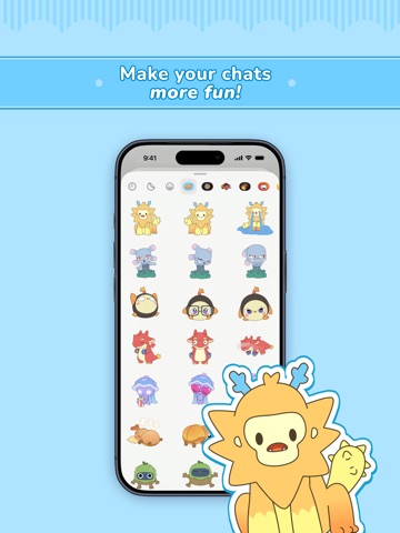 Sakumon Stickers iPad screenshot