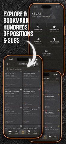 Grapla: BJJ Techniques & Log screenshot
