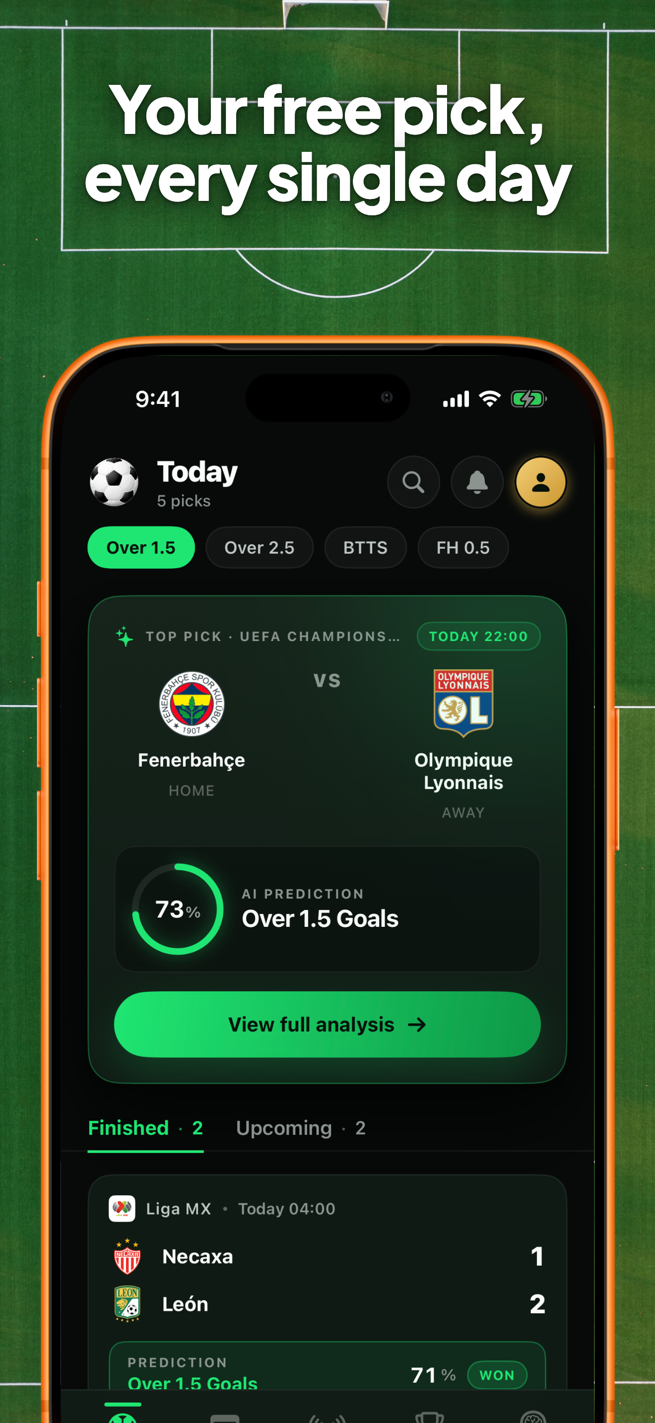 Goalii - Football Predictions screenshot 2