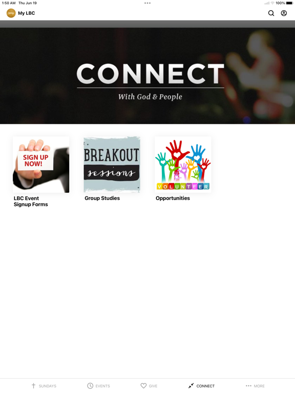 Liberty Baptist Church - IN iPad screenshot 3 - Lifestyle app