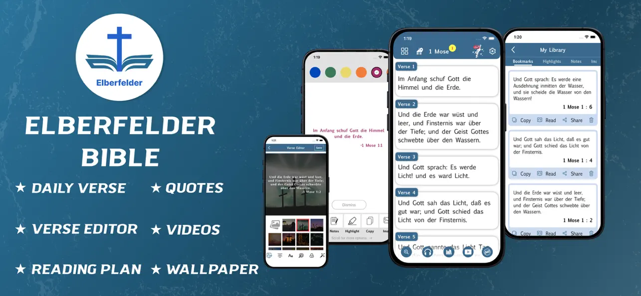 Screenshot #1 pour Elberfelder Bibel - offline
