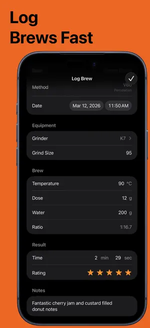 Brote - Coffee Brew Journal screenshot 2