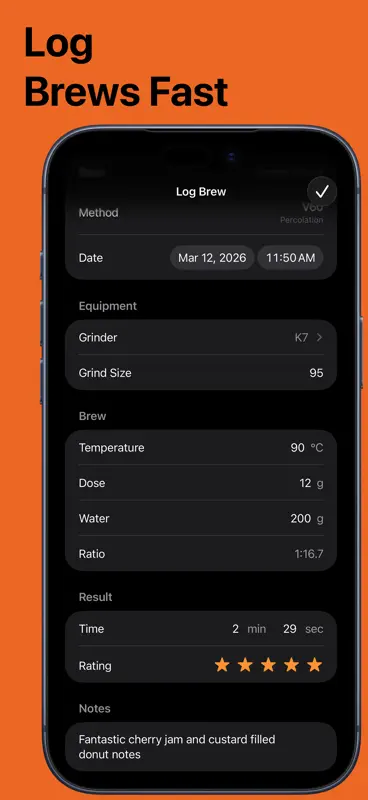 Brote - Coffee Brew Journal screenshot 2 of 5