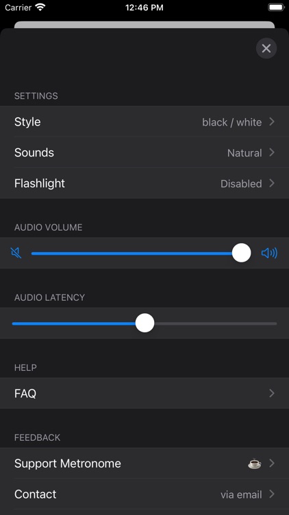 Metronome touch screenshot-5