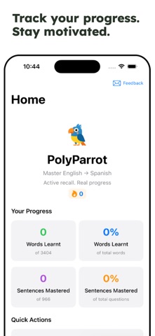PolyParrot Spanish screenshot