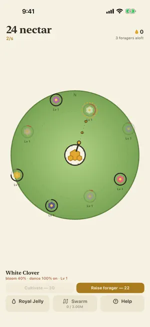 Waggle — Bee Dance Idle screenshot 2