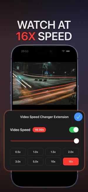 Video Speed for Safari screenshot 1