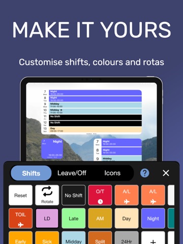 My Shift Planner – Shift Rota iPad screenshot 8
