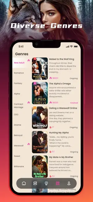 Ficstory: Werewolf Romance screenshot 4