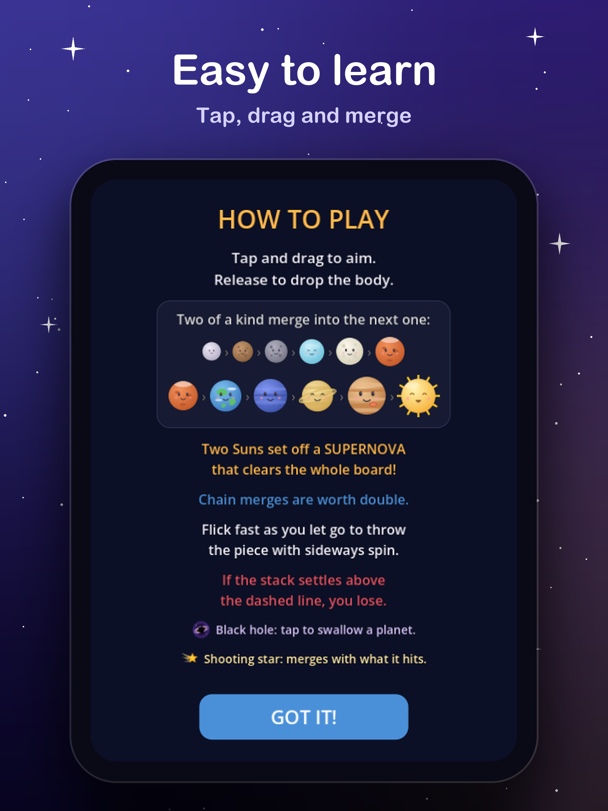 NovaPop: Planet Merge Game screenshot 7