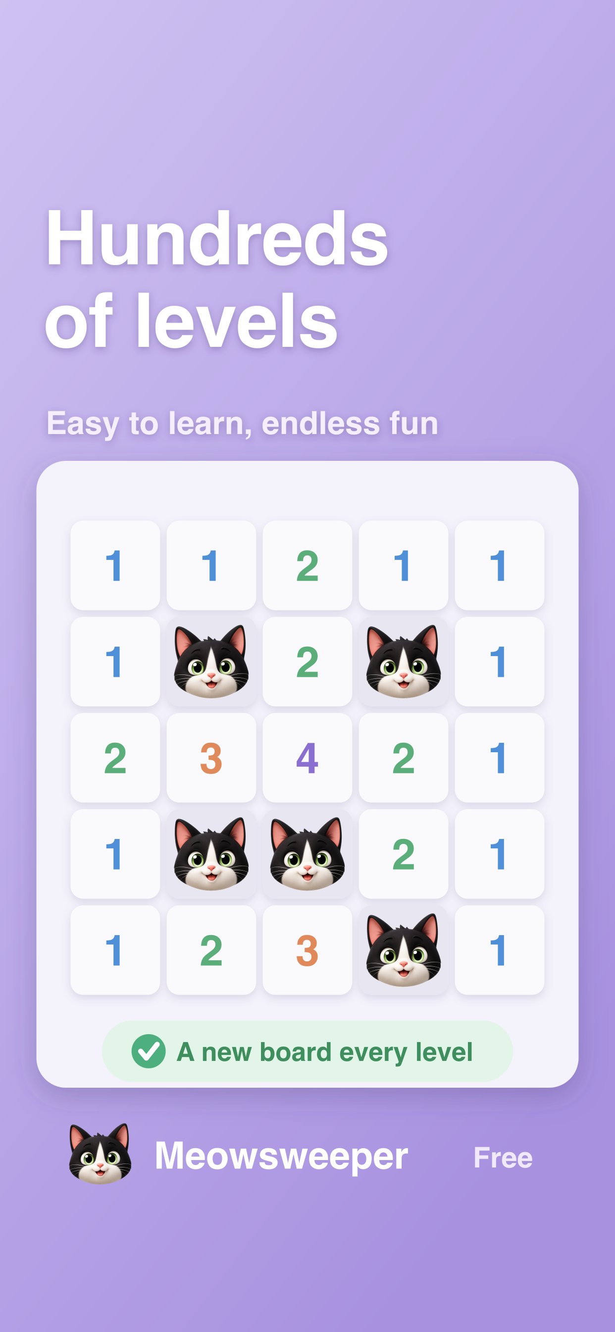 Meowsweeper - Cat Puzzle screenshot 3