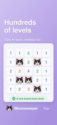 Meowsweeper - Cat Puzzle Screenshot 3 of 6
