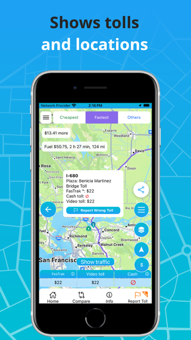 Screenshot #3 pour Toll & Gas Calculator TollGuru
