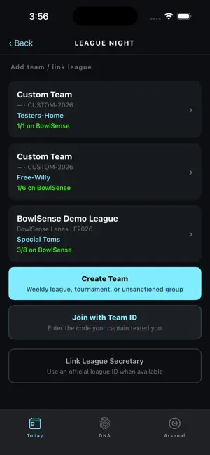 BowlSense screenshot 2