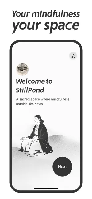 Stillpond: AI Meditation Guide screenshot 1