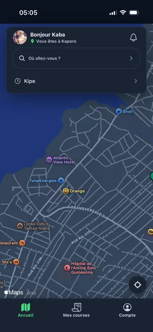 Movo : moto-taxi Conakry screenshot 1