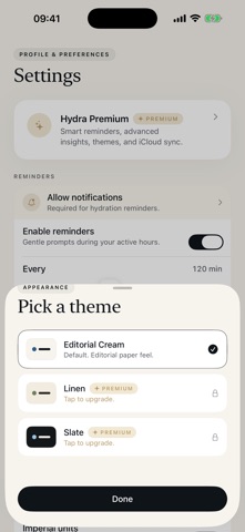 Hydra · Water Tracker Screenshot 6 of 8