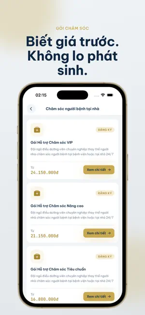 HomeCarer - Tận tâm chăm sóc screenshot 2