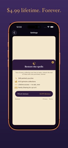 Hexa: Witch's Grimoire iPhone screenshot