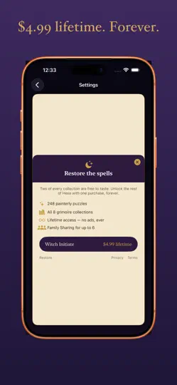 Captura de pantalla de Hexa: Grimorio De Bruja en iPhone 5