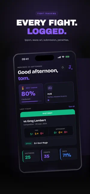 Jutrack: BJJ & Judo Tracker screenshot 1
