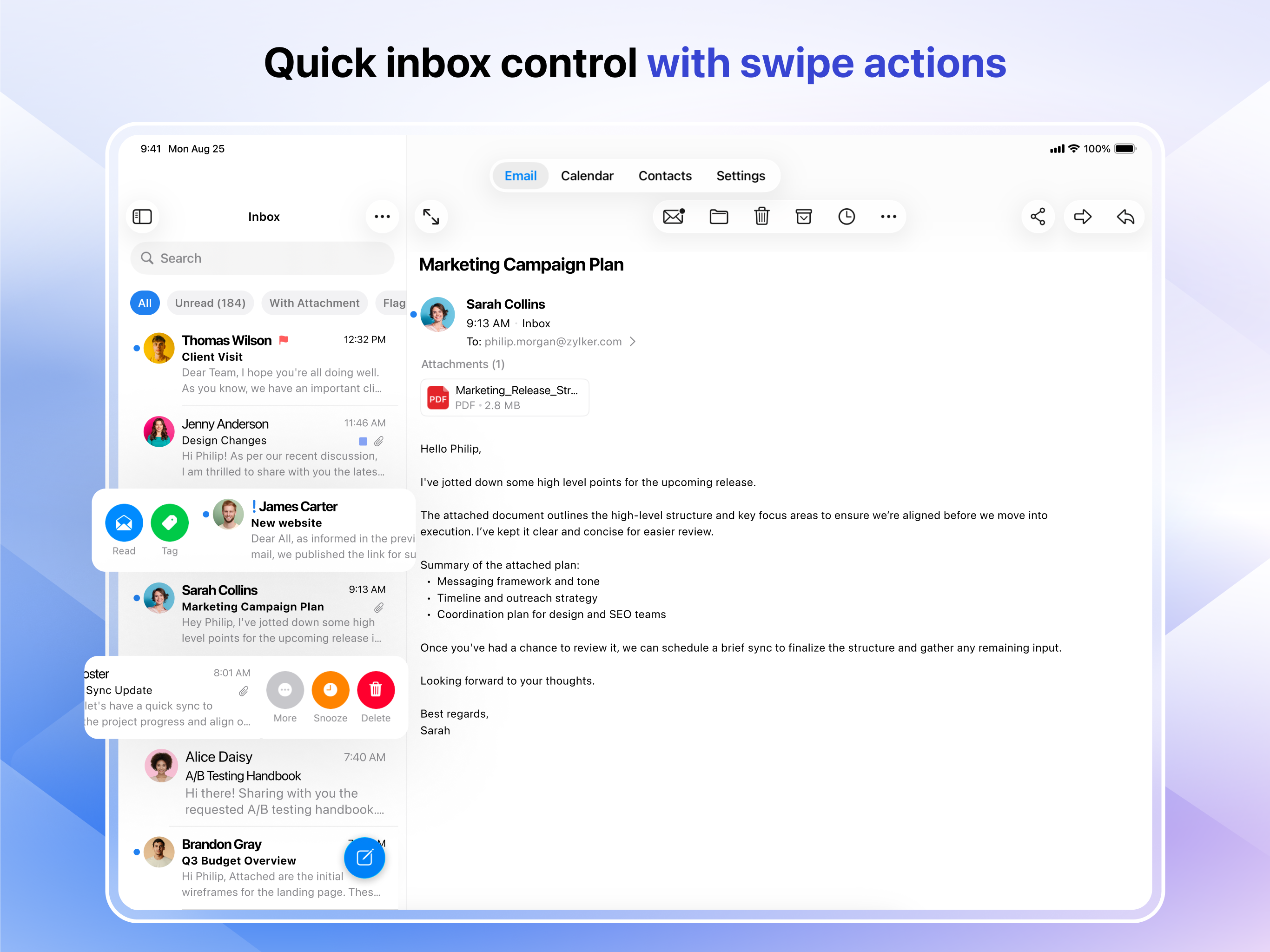 Zoho Mail - Intune