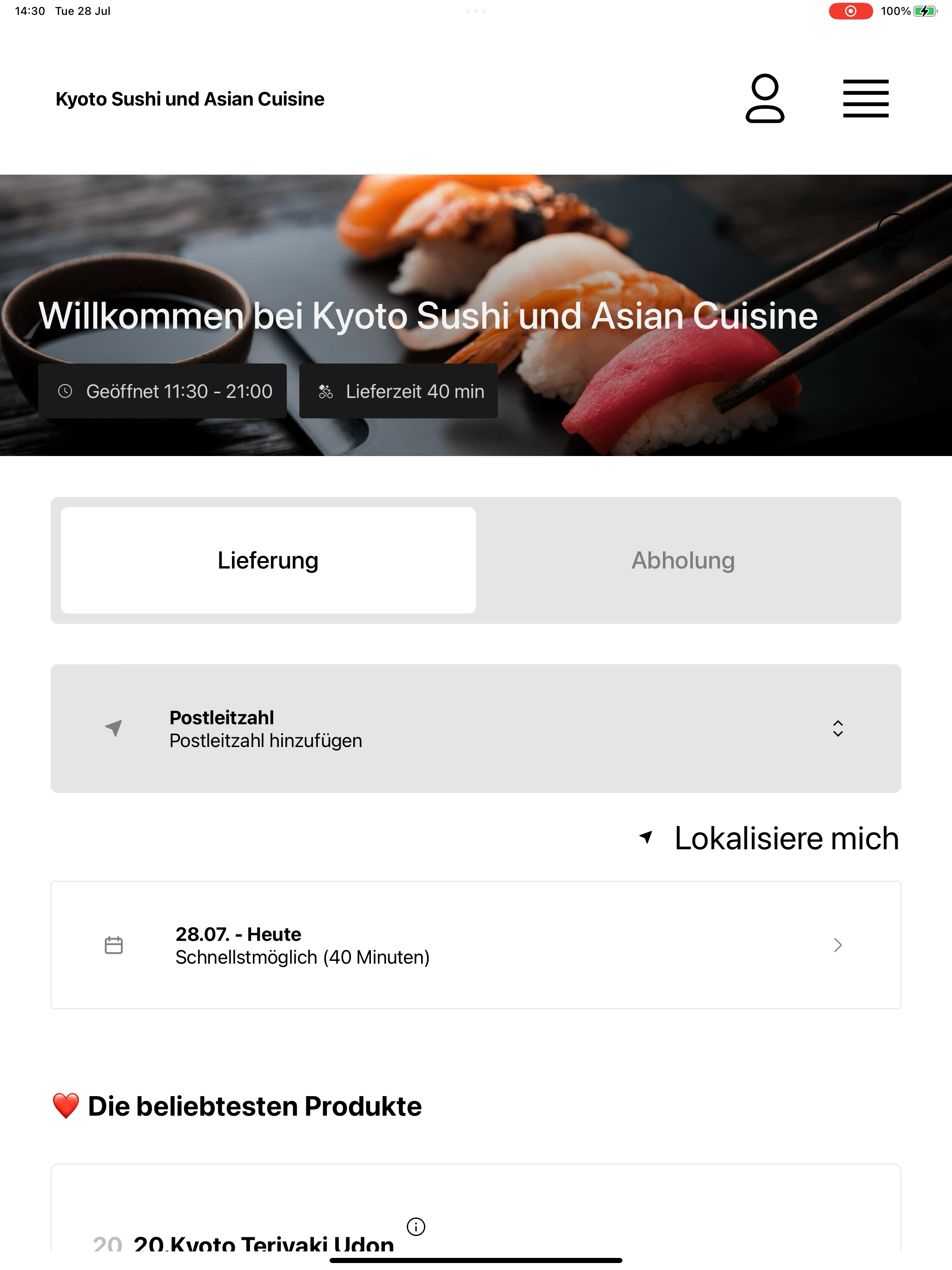 Kyoto Sushi und Asian Cusine screenshot 13