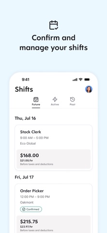 Dayforce Flex Work: Worker screenshot
