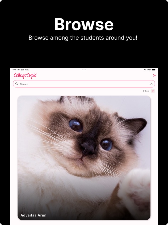 #1. CollegeCupid IITG (iOS) Podle: Venkatesh Mahantesh