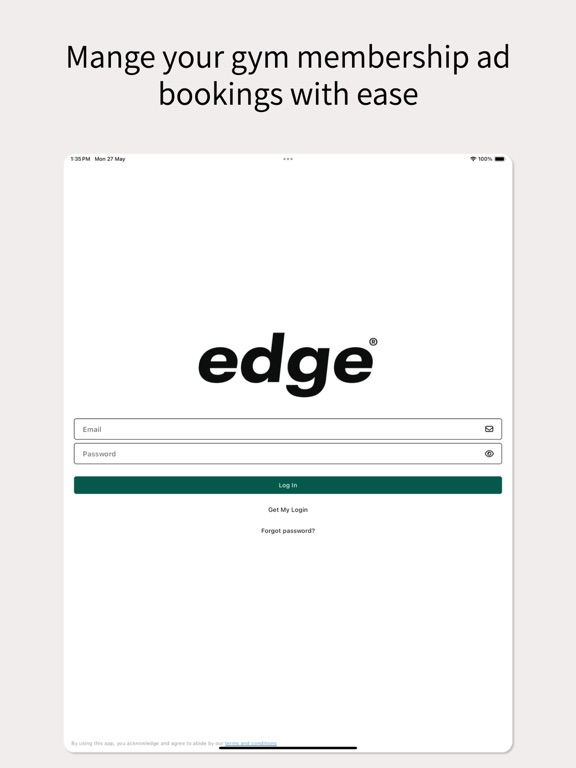 Edge Training iPad screenshot