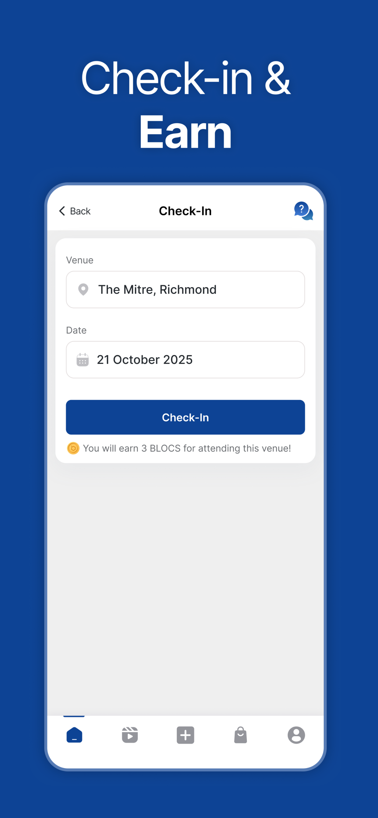 Bloc: Social Events & Rewards