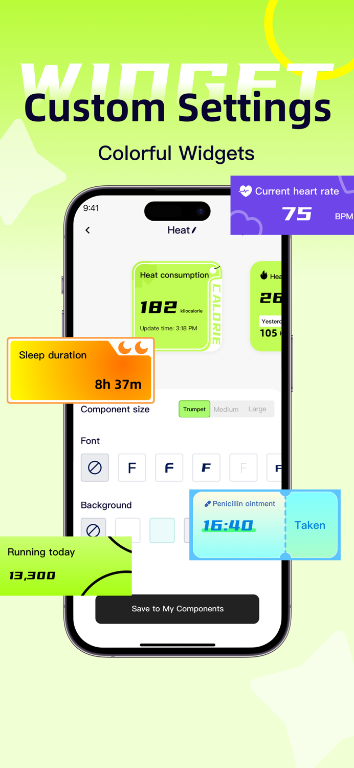 Health Widget - Heart Rate