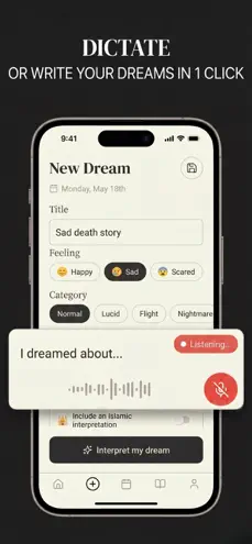 Dreamal: Dream Interpretation screenshot 1 on the App Store