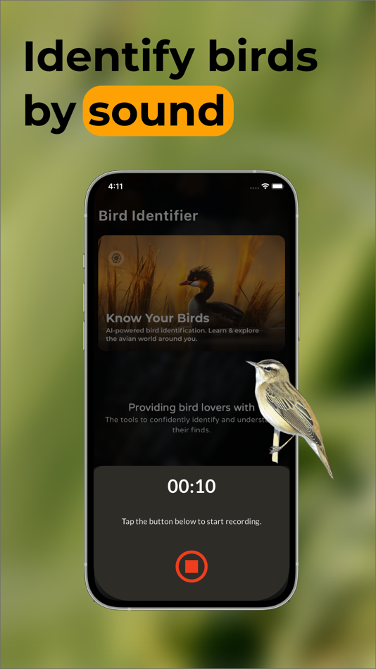 #5. Bird Call Identifier - Bird ID (iOS) 由: Younes Oubari
