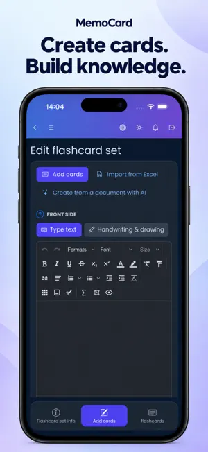 MemoCard Learn with Flashcards screenshot 3