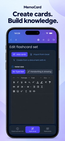 MemoCard Learn with Flashcards screenshot 3