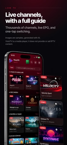 VixioTV - IPTV & M3U Player Screenshot 1 of 5