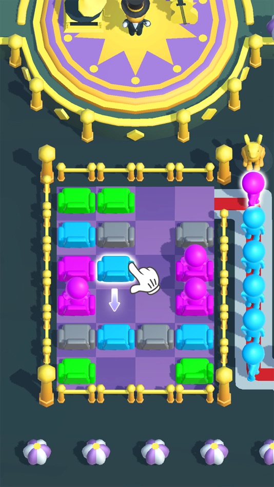 #3. Color Seat: 3D Match (iOS) Bởi: ABI GLOBAL LTD.