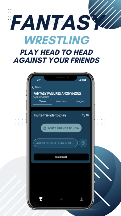 The Fantasy Wrestling App Screenshot