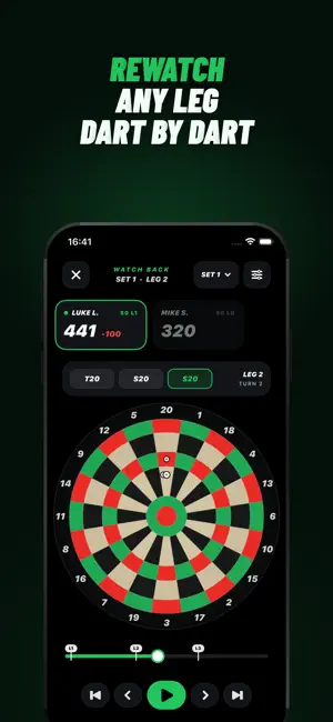 Dart Scorer: Dartboard screenshot 4