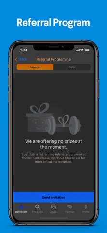 MomentumGyms iPhone screenshot