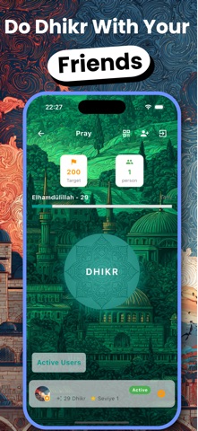 Dhikr Counter: Tasbih & Zikir iPhone screenshot